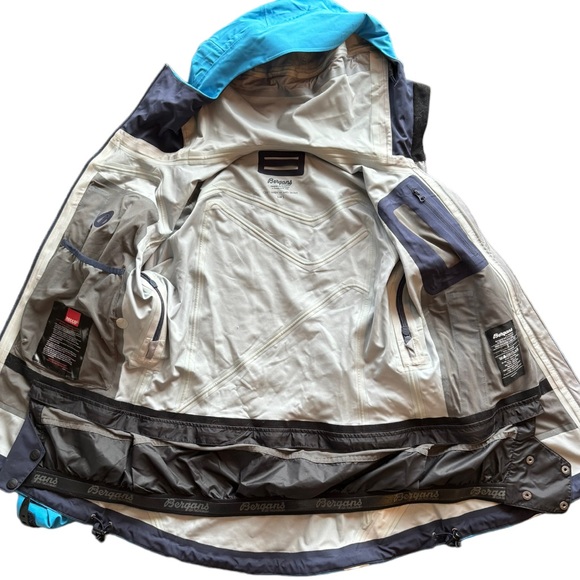 Bergans Ski Snowboard Shell Jacket Recco Isogaisa Lady Small Techcore Technical - Picture 4 of 15